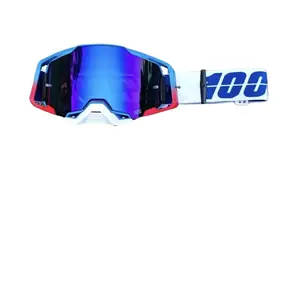 100%Quick Release Off Road Motorcycle Helmet Goggles Champion Grade Goggles C1-blue Lenses Off-Road Motorcycle Goggles Dustproof Ski Goggles Bike Glasses Sports Cycling Sunglasses windproof goggles biking sunglass performance eyewear unisex eye mx