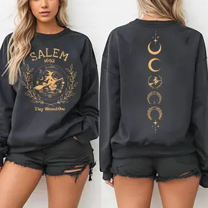 Salem They Missed One Sweatshirt,Halloween Hoodie, Salem Witch Shirt, Salem 1692 Shirt, Witch Trials