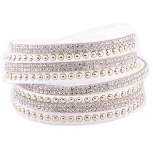 White wrap bracelet