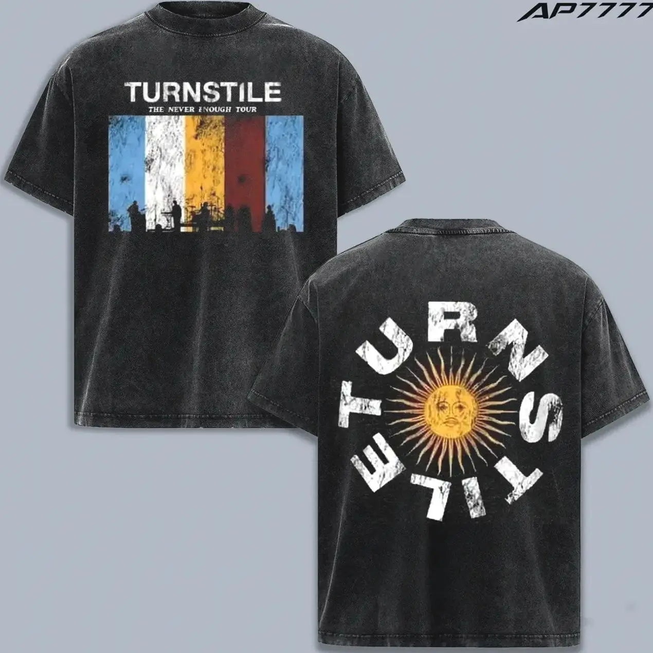 Turnstile 2026 Tour T-Shirt - The Never Enough Tour Official Merch, Unisex Retro Vintage Oversized Black Tee, Soft Cotton Crewneck Apparel, Perfect Gift for Music Lovers IW6