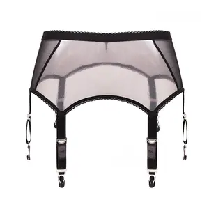 Plus-size adjustable mesh waist cincher with non-slip shoulder straps, made of soft and breathable polyester, comfortable shaping undergarment Fabric Women Stockings