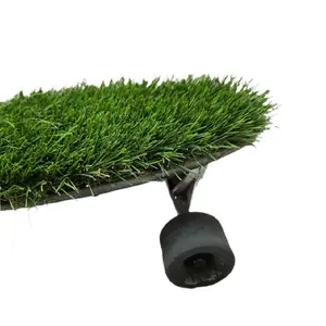 The Original Lawngboard Longboard with Realistic Grass Deck and Durable Wheels for Outdoor Use