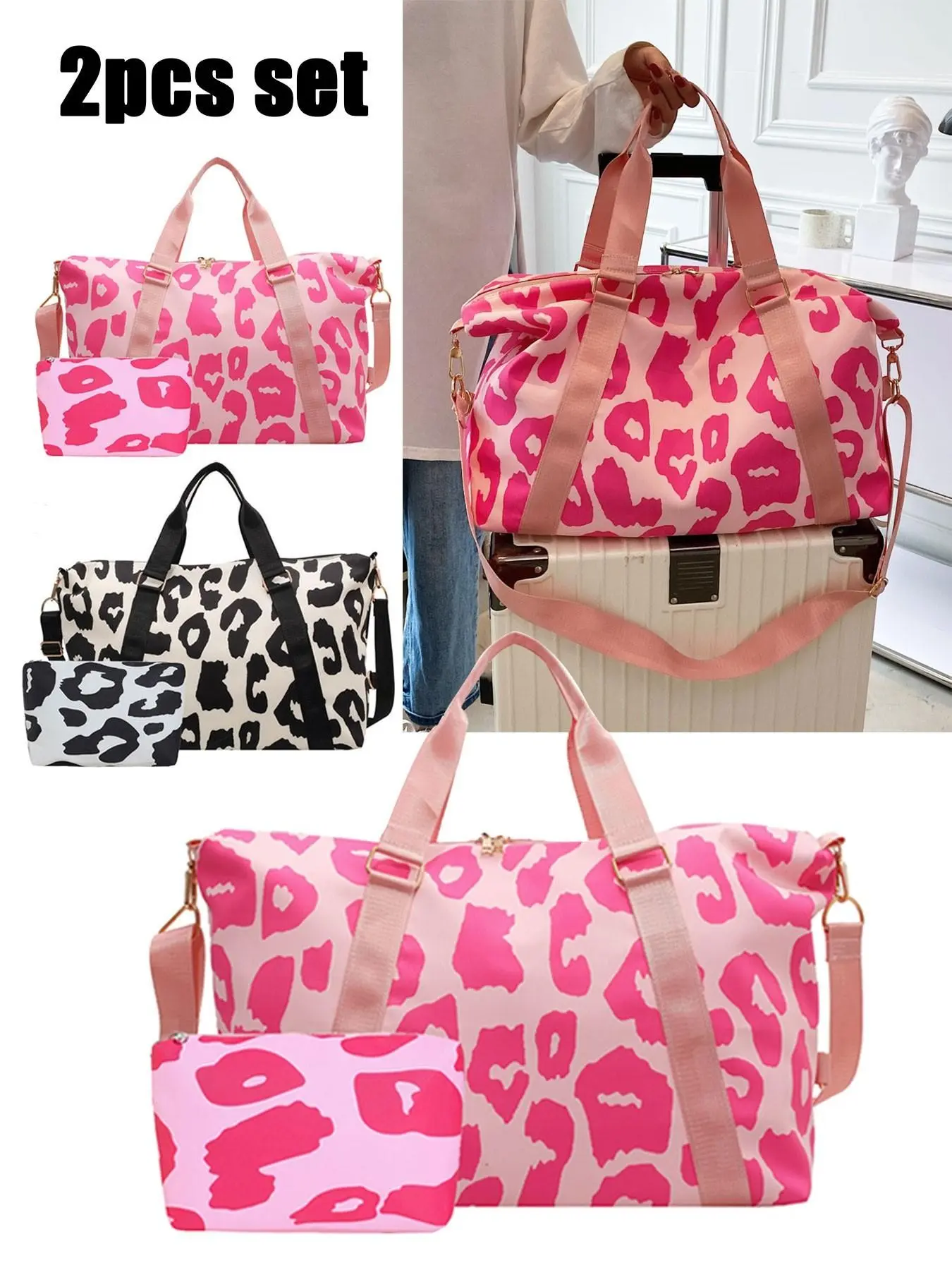 Fashionable and portable retro color blocked bright single shoulder bag, niche design daily texture large capacity crossbody bag, versatile casual travel bag, suitable for fitness travel, daily outdoor sports, swimming