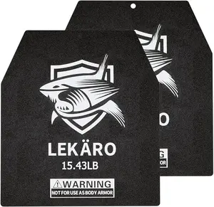 Weighted Vest Plates 9.8"x11" – Steel Pairs 5.51/8.81/15.43/20.94LB, Rust-Resistant for Rucking, Running & Training