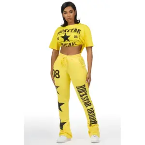 Chavonne Yellow T-Shirt Trackset