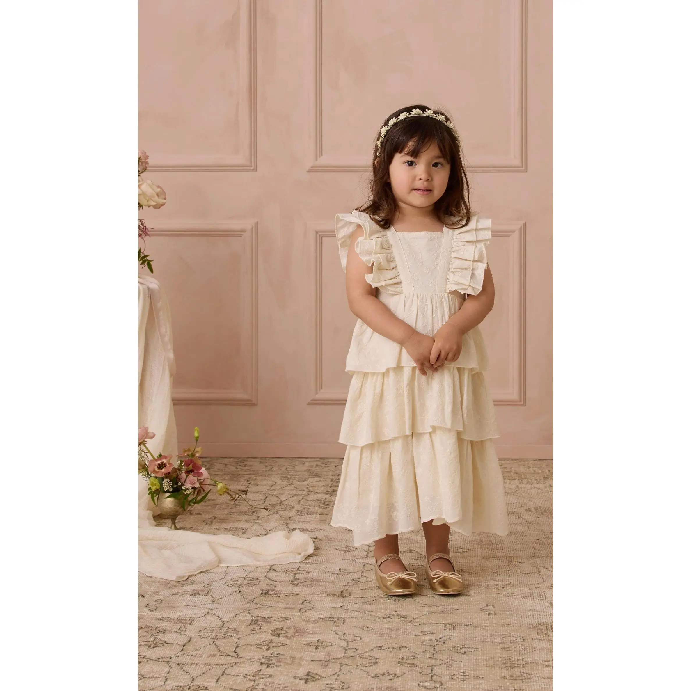 LILIBET IVORY DRESS Mom & Daughter Matching by Noralee Cotton Dress