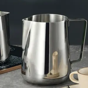 Milk Frothing Pitcher Stainless Steel Espresso Steaming Coffee Barista Latte Frother Cup Cappuccino Milk Jug Cream Froth Pitcher