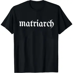 Matriarch Old English tee, no rest for the mothers, trendy mom shirt, oversized tee, alternative rocker metal core