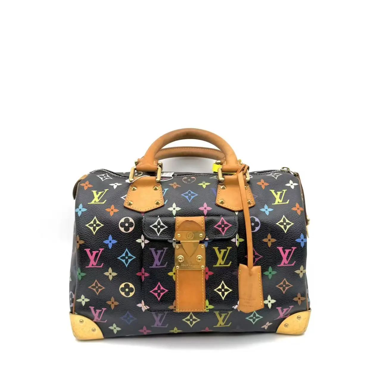 Pre-owned Louis Vuitton RL1 Black Murakami Speedy30 24073274
