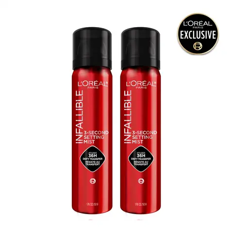 Infallible 3-Second Setting Spray, Microfine Spray for up to 36HR Wear, 1.76 oz, L'Oréal Paris