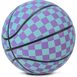 Kids Youth Basketball Size 5 (27.5") Indoor Outdoor Basketball Premium Rubber for Boys Girls Play on Backyard, Park, Beach & Waterproof for Pool Games