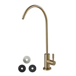 summervibes Lead-Free Stainless Steel Water Purifier Kitchen Faucet with Solid Brass Valve, Anti-Rust Durable RO Faucet for Bar Counter, Kitchen Faucets