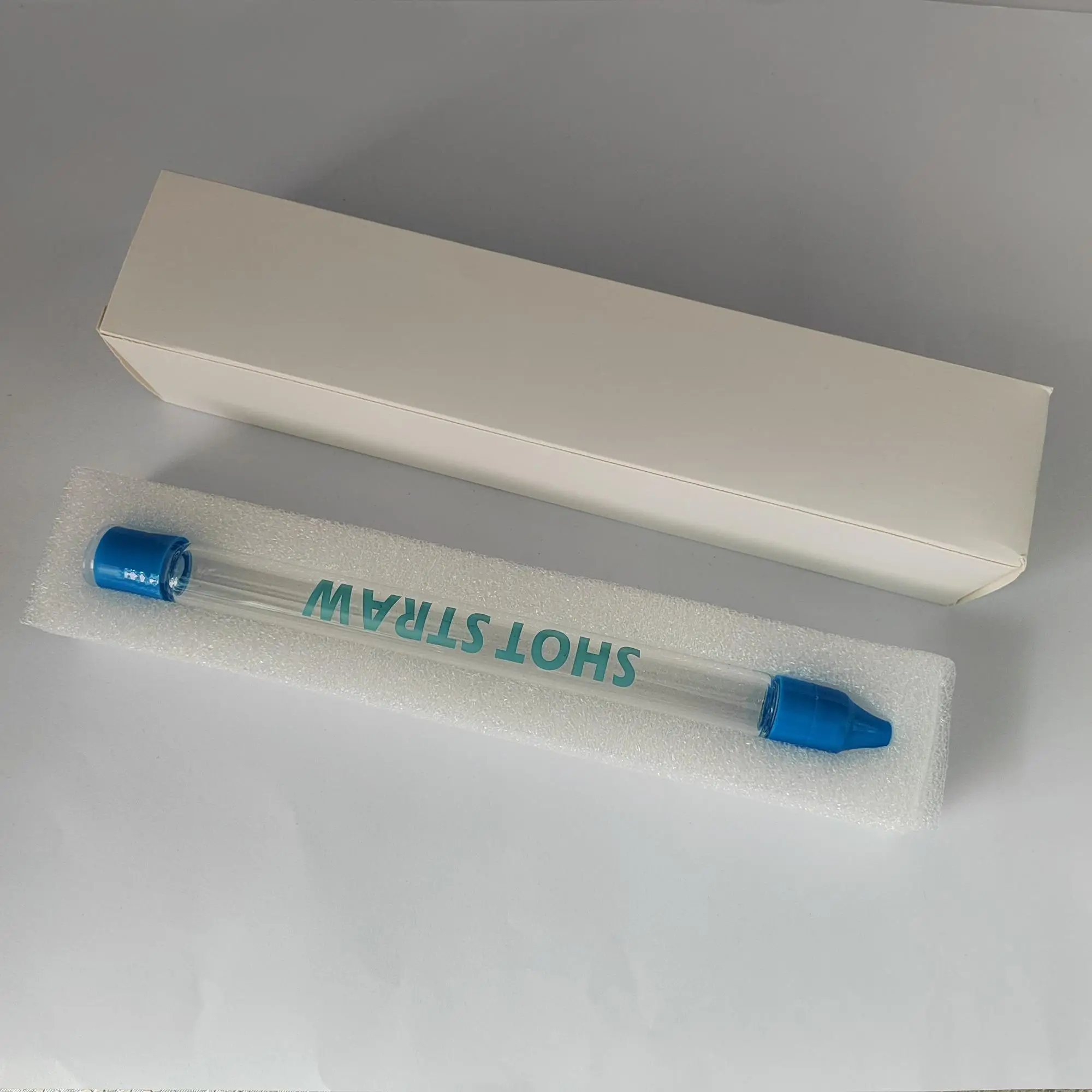 Glass Shot Straw for Liquor, Clear Shot Straw for Smooth Sipping, Kitchen Accessories Drinking Straw for Beach, Pool, and Parties, Summer Gift Ideas,