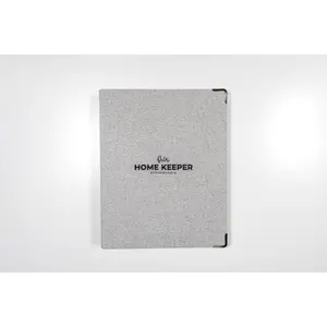 Home Keeper Binder- Home Organizer Planning Binder with Perpetual Calendar, Emergency Info, Log & Budget Sheets and more for Home Management