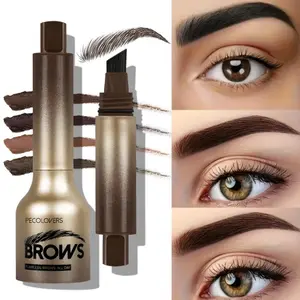 Pressing Eyebrow Cream, Eyebrow Tinting Cream, Delineating Eyebrow, Waterproof and Sweat-proof, Natural and Long-lasting, Eyebrow Cream Cosmetics