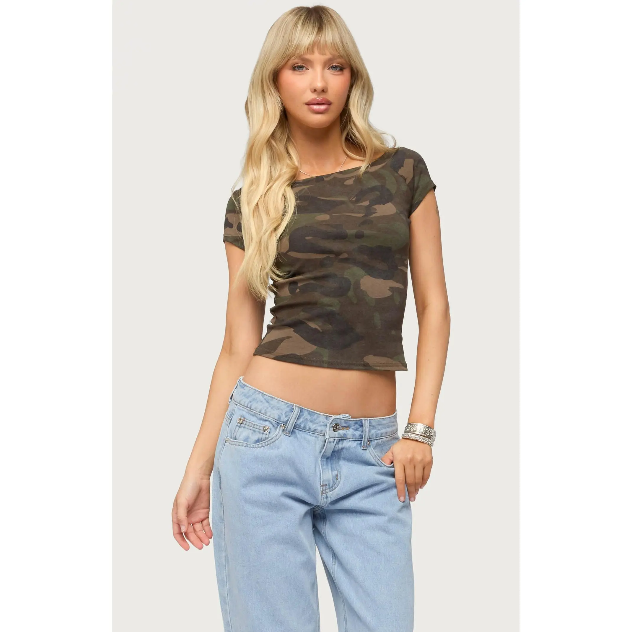 Edikted Women's Lumielle Camo Top