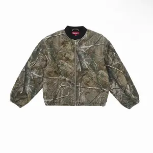 Supreme Zip-Off Sleeve Quilted Bomber Jacket SIZE LARGE