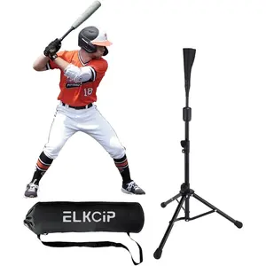 Baseball Batting Tee - Adjustable Height Softball Tee Ball Stand for Hitting Practice - Portable Tripod Stand for Batting Practice Equipment with Carrying Bag for Adults and Youth Teens trendy