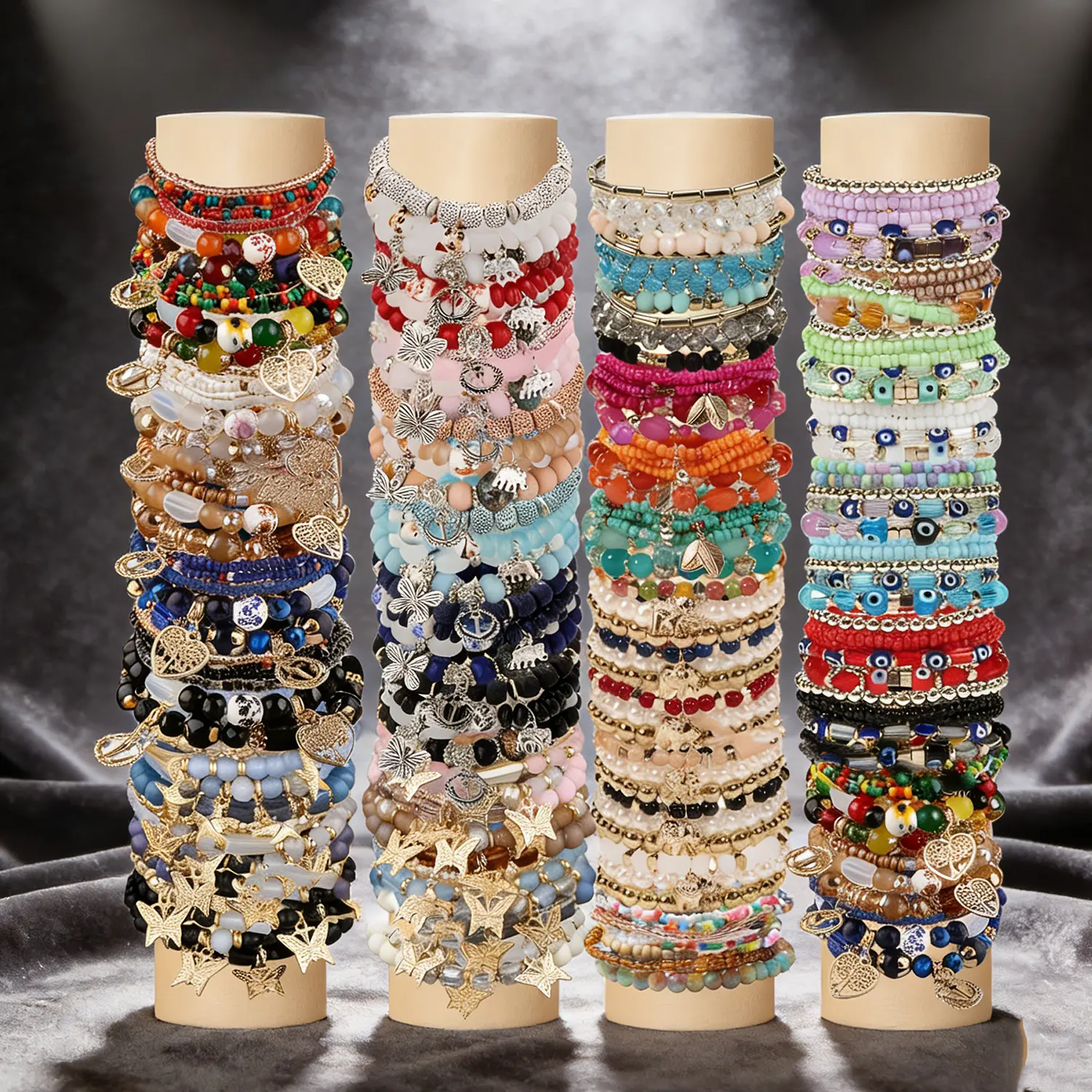 10/20/30pcs Bohemian Style Layering Bracelets, Suitable for Casual Wear, Parties, Holiday Gifts, Anniversaries, All Seasons, For Teenager,summerwins
