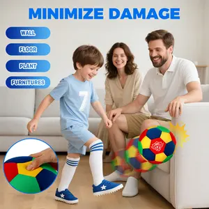 Indoor Soccer Ball – Soft Foam Size 4, Lightweight & Safe for Kids, Perfect for Dribbling & Training – Great Youth Soccer Gifts for Boys 8-12