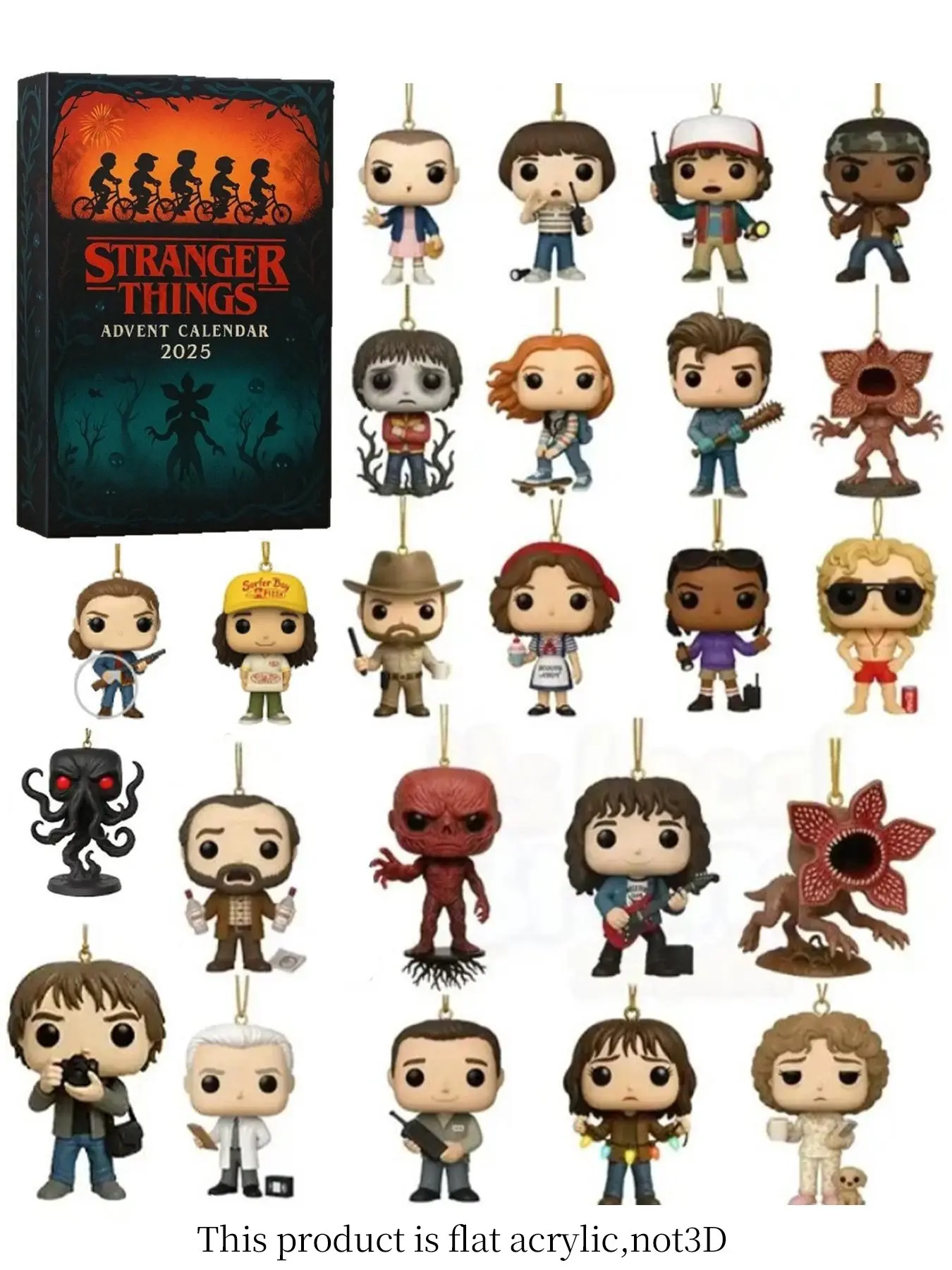 Stranger Things 2025 Advent Countdown Calendar, Handmade Stranger ...