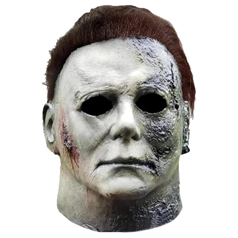 Michael Myers Mask & Scary Skull Mask, Halloween Horror Masquerade Men's & Women's Cosplay Party Mask, Bloody Michael Myers & Scary Skull Adult Costume Scary Cosplay The terrifying atmosphere is at its peak