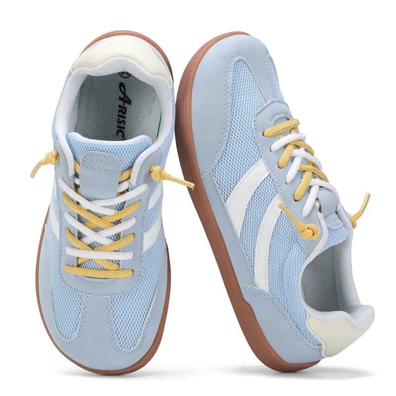 Wide Toe Box Barefoot Shoes Women Slip-on Light Casual Trainers Sneakers Minimalist Trail Running Shoe,Non-Slip Lightweight Breathable Comfortable Fashion Walking Shoes