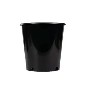 Reusable Nursery Pots, 2 Gallon, Plastic Pots for Flower Seedlings, Injection Molded, Indoor Outdoor Plants Seedlings Vegetables and Flowers