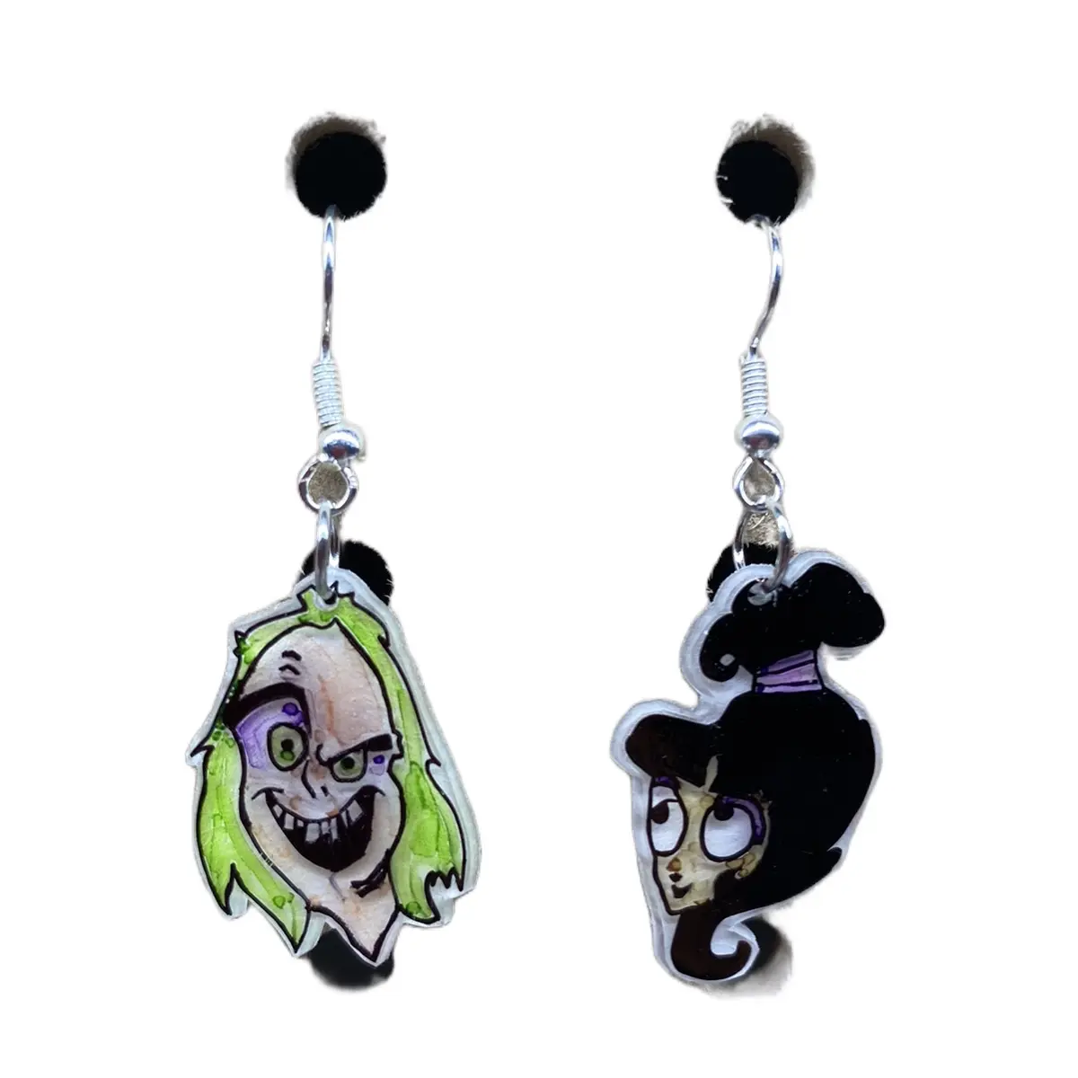 Beetlejuice Earrings