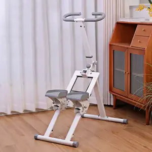 New Home Fragrant Step Machine Indoor Climbing Machine Staircase Exercise Climbing Machine Fitness Equipment with Phone Stand, One Second Fragrant Folding, Angle Adjustment, Assistance Adjustment