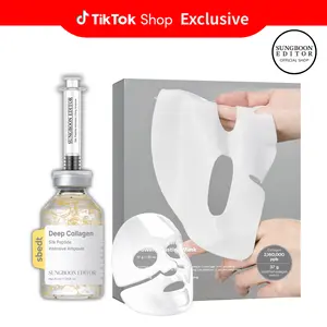 [Sungboon] Lift & Glow Iconic Rejuvenate Set  |  Tiktok Exclusive | Silk Peptide Ampoule + Collagen Mask for Elasticity and Wrinkle Care | Face-Lift at Home serum with Peptides & Deep Collagen | Plumping, Smooth, Anti aging Korean Skincare