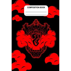 Composition Book: Black & Dark | 6 x 9 inches | Kids Teens & Adults | College Notes | Arts | Wide Ruled Notebook | Expand your Creativity Hardcover – March 28, 2025