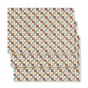 Checkered Stars Wrapping paper sheets