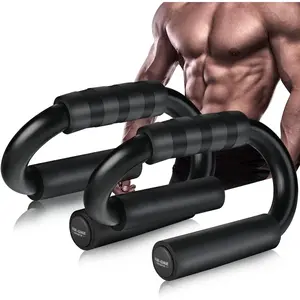 Push Up Bars, Extra Thick Non Slip Foam Grip, Unique Sturdy Structure push up stands, Perfect Strength Training Home Gym Push up Handles for Floor
