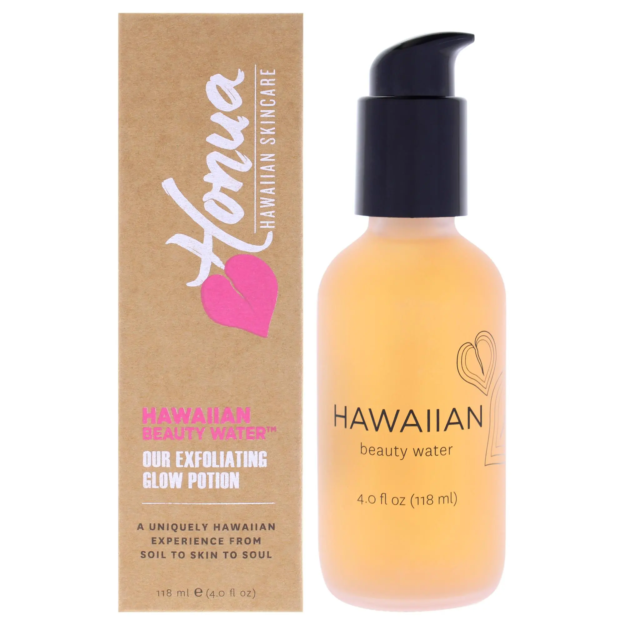 Honua Hawaiian Skincare Hawaiian Beauty Water - Gentle, Daily & Minimalist Face Toner for All Skin Types, Unisex, 4 fl oz, All Types