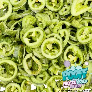 Freeze Dried Fresh Sliced Jalapeño
