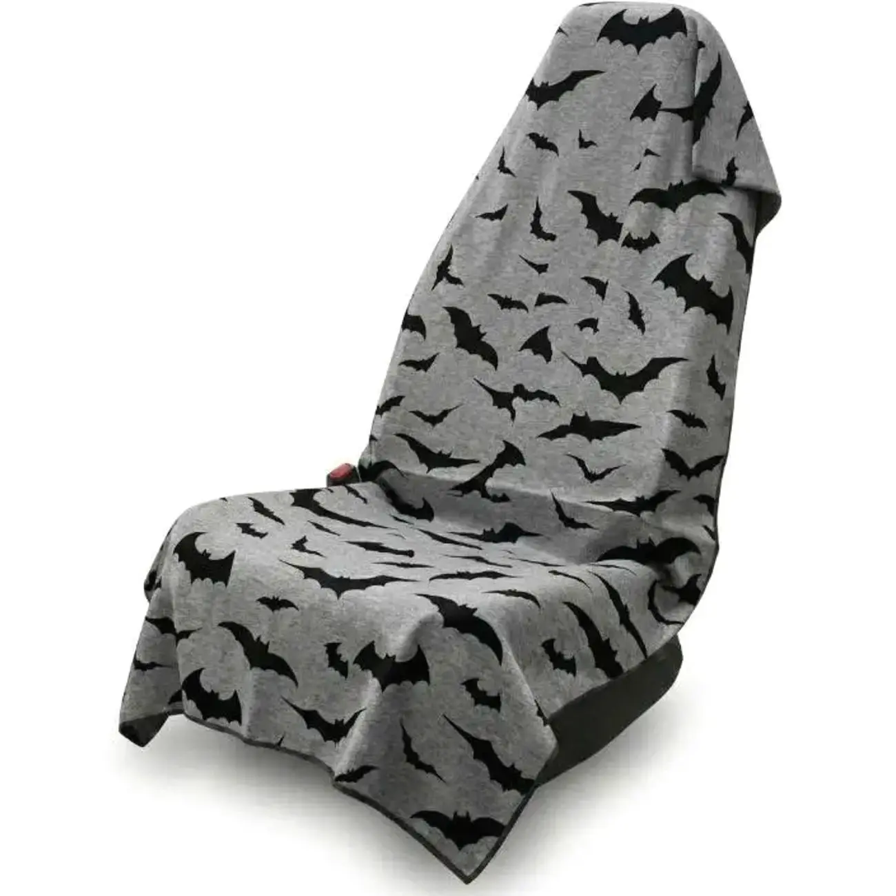 Spooky Bat Pattern Car Seat Cover Towel – Halloween Auto Protector