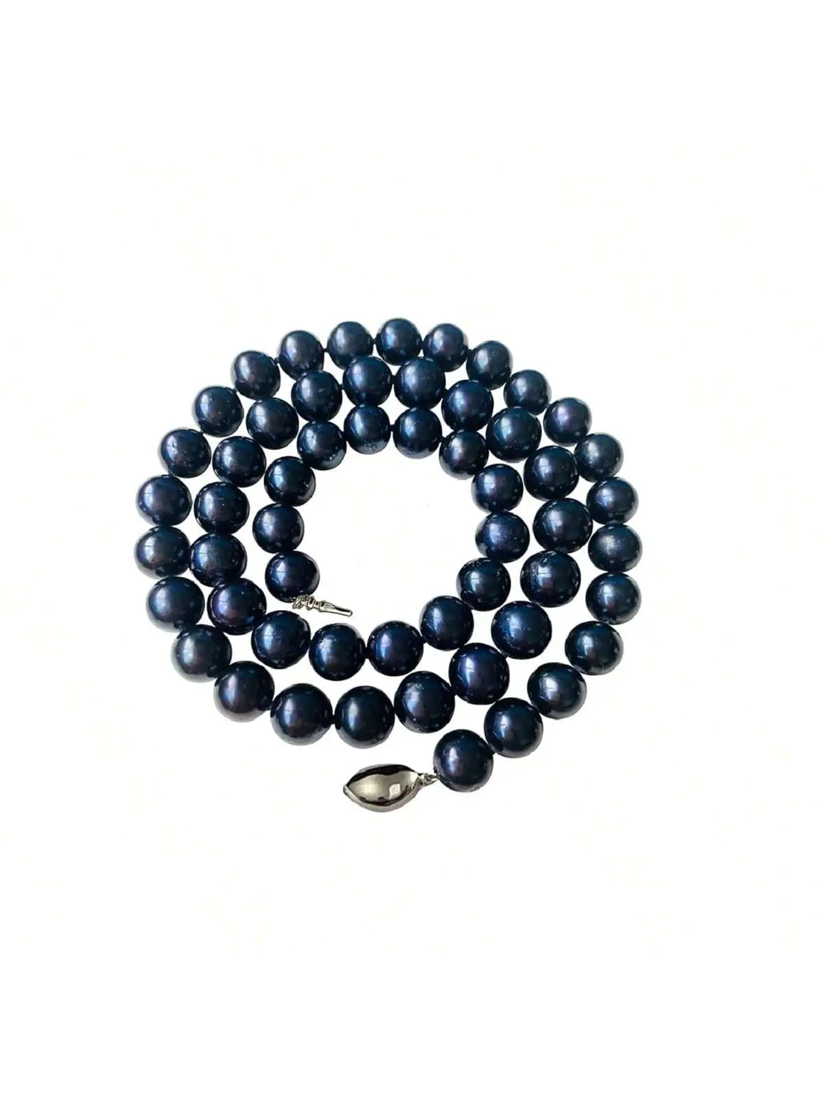 8-9mm Genuine Real Black Cultured Freshwater Pearl Necklace For Women Jewelry Wedding Anniversary Birthday Gift Strand