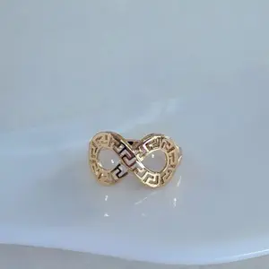 Infinity Greek Design Ring - 18k Laminated Gold Hypoallergenic Daily Use