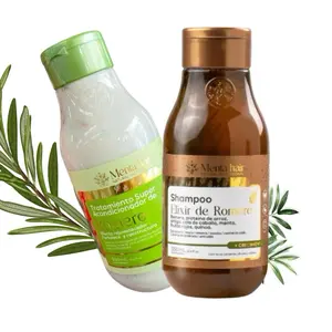 Menta Hair Rosemary Shampoo & Conditioner Set for Hair Growth Sulfate-Free Organic Romero Formula Volumizing Invigorating 550ml Haircare Cleansing