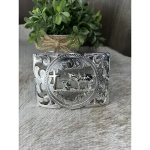 BUCKLE - Rodeo western Cowboy's Prayer Hebilla Vaquera Oracion Del Vaquero