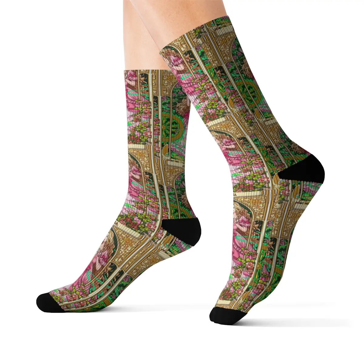 Custom Artwork Sublimation Socks