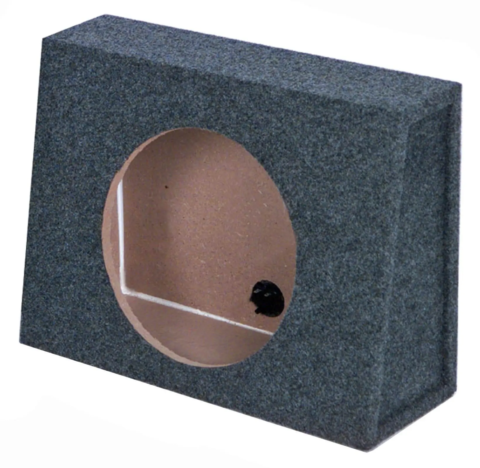 Q Power 10 Inch Single Slim Truck Shallow Sealed Subwoofer Box Sub Enclosure