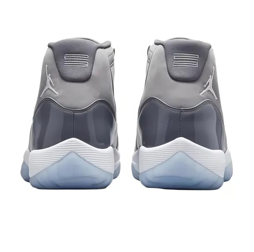 Brand New Grey Black Gloss Splicing High Top Basketball Shoes For Men And Women Suede Gloss Leather Spliced Fabric With Anti Slip Rubber Outsole Strong Grip Avoid Slipping During Hip Hop Sports