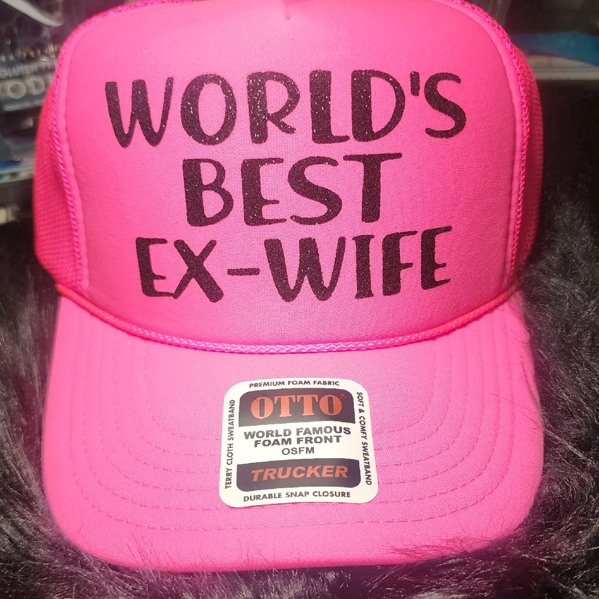 worlds best ex wife trucker hat