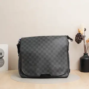 Pre-owned Louis Vuitton Damier Graphite Canvas Shoulder Bags Damier Graphite Bag DS055549 A120