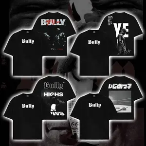 (Collection)Ye Bully Album 2026 Collection 7 Tee Two Side Oversized Premium Cotton T-Shirt, The K. West Psychos T-Shirt , Vintage Music Merch T-Shirt, Retro 90s Rap Style, New Album Gift For Fans