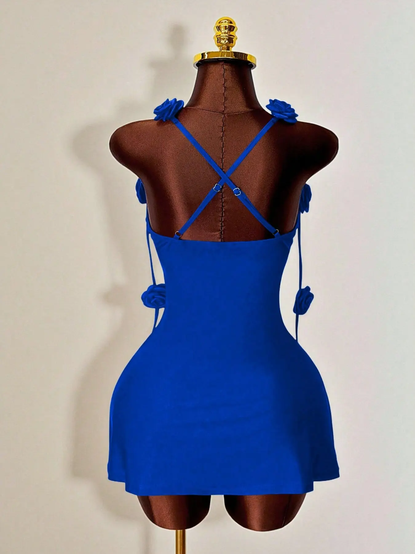 sachin and babi light blue dress Sexy Sheath Sleeveless Party Dress Navy Blue Silk Satin Prom Dress P857 main image 1