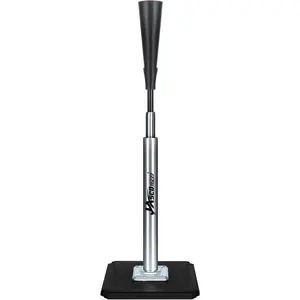 Portable Batting Tee for Baseball/Softball, Height Adjustable 24-46 inches Softball Tee for  and Adults,Baseball Tee with Rubber Top,Metal Base,Easy Transport and Assemble Hitting Tee