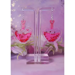 Love Potion Liquid Filled Earrings